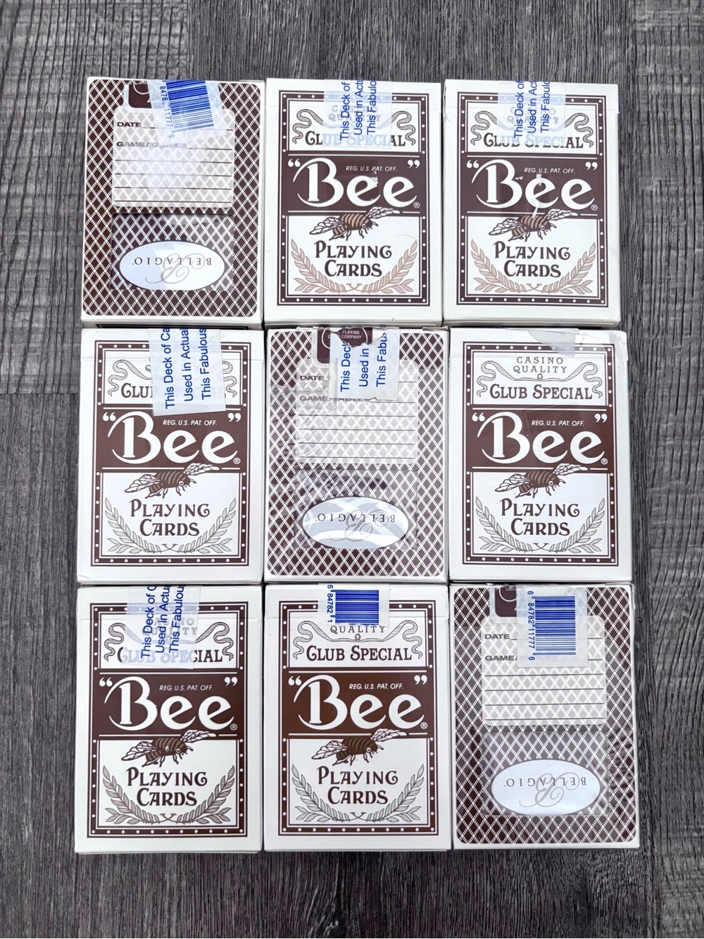 Bellagio Used Bee Playing Cards Casino Deck